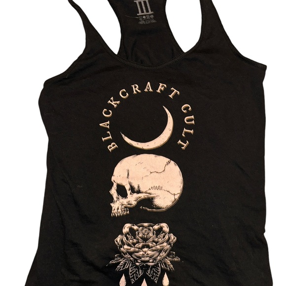 Women’s Razor back tank top- black craft cult - Picture 2 of 4